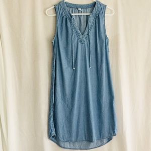 Old Navy Chambray Sleeveless Dress Size S